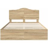  Krevetna konstrukcija s ladicama Hrast sonoma 150 x 200 cm | shoptok.hr