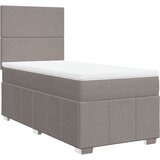 Maison Chic Box spring postelja - Vzmetna postelja z vzmetnico taupe 90x190 cm blago SL24017, (21879155) | Shoptok.si