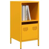 vidaXL Komoda senf žuta 35x39x73,5 cm hladno valjani čelik | shoptok.hr