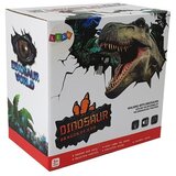 Green Dinosaur on Batteries Moves with the Sound Projector | shoptok.hr