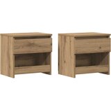  Noćni ormarići 2 kom Artisan hrast 40x30x39 cm izrađeno drvo | shoptok.hr