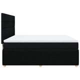  Krevet s oprugama i madracem crni 180x200 cm od tkanine | shoptok.hr