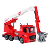 Vatrogasno vozilo za igru s kacigom TOOL - crveni | Shoptok.si