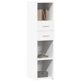  Visoka komoda bijela 30 x 42,5 x 124 cm od konstruiranog drva | shoptok.hr
