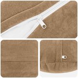  Presvlaka za jastuk 6 pcs HEERLEN Sivosmeđa Ø 60 cm | shoptok.hr