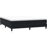 Krevet s boxspring oprugama bez madraca crni 180x220 cm baršun - Crna 180 x 220 cm 25 cm | shoptok.hr