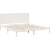 vidaXL Dugi okvir kreveta bez madraca bijeli 180 x 220 cm masivno drvo | shoptok.hr