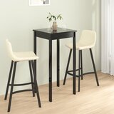 vidaXL Barski stol MDF crni 55 x 55 x 107 cm Cijene