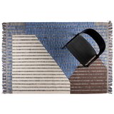 Dutchbone Modra/rjava bombažna preproga 160x230 cm Hampton – | Shoptok.si