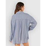Rip Curl Beach Days Pinstripe Srajca dusty blue | Shoptok.si