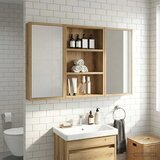  Kupaonski zidni ormarić Umjetnička hrastovina 40 x 10 x 60,5 cm | shoptok.hr