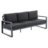 SUNFUN Maja Vrtni trosjed s jastucima (Š x D x V: 203 x 76 x 74,5 cm, Aluminij, Olefin, Tamno siva) | shoptok.hr