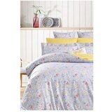 Mila Home Rumena/siva 4-delna podaljšana posteljnina za zakonsko posteljo iz renforce bombaža z rjuho 200x220 cm – | Shoptok.si