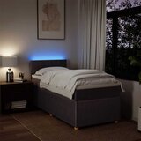  Krevet s oprugama i madracem tamnosmeđi 90 x 190 cm od tkanine | shoptok.hr
