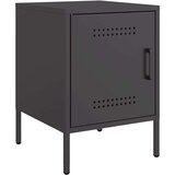 vidaXL Nočna omarica črna 36x39x50,5 cm jeklo | Shoptok.si