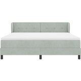 Box Spring postelja z vzmetnico Svetlo siva 180x200 cm Žamet, (22052475) | Shoptok.si