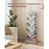 Vasagle knjižna omara u obliku drveta bijela | shoptok.hr