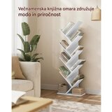 Vasagle Knjižna omara v obliki drevesa bela | Shoptok.si