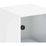  Bočni ormarić sa staklenim vratima bijeli 35 x 37 x 100 cm | shoptok.hr