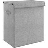  Sklopiva košara za rublje siva 51x34,5x59,5 cm umjetno platno | Eponuda.ba