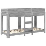  Postelja na vzkraj za otroke Siva Sonoma 75 x 190 cm, (5000141789) | Shoptok.si
