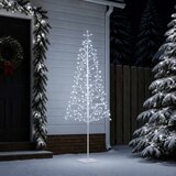  LED božićno drvce Bijela Čelik 196 LED lampica | shoptok.hr