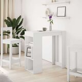 vidaXL Barski stol s stalcima bijeli 102x50x103,5 cm konstruirano drvo | shoptok.hr