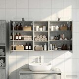  Komplet omaric za kopalnico 3 pcs 116 x 16 x 62,5 cm, (5000245596) | Shoptok.si