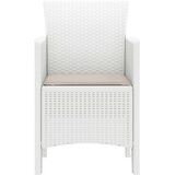  Vrtna stolica 2 pcs Bijelo 53 x 49 x 85 cm Polipropilen | shoptok.hr
