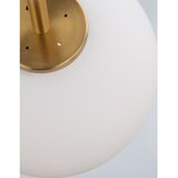 Nova Luce Bijela/mjedena staklena viseća svjetiljka ø 27 cm Lato – | shoptok.hr