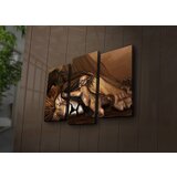 Wallity Set slika sa LED osvetljenjem 3PATİACT-30, 3 Dela | ePonuda.com