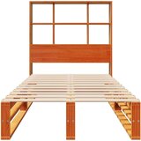  Krevet s regalom za knjige bez madraca 90 x 190 cm masivno drvo | shoptok.hr