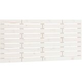 vidaXL Stensko posteljno vzglavje belo 156x3x63 cm trdna borovina, (20739093) | Shoptok.si