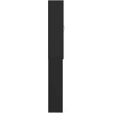 Ormarić za perilicu rublja crni 64 x 25 5 x 190 cm | shoptok.hr