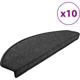  Prostirke za stepenice 10 kom 65x24x4 cm antracit poluokrugle velike | shoptok.hr