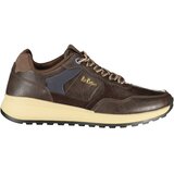 Lee Cooper muške tenisice LCM628110 s plavim detaljima tamnosmeđe | shoptok.hr