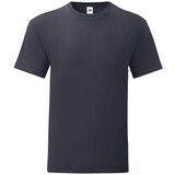Fruit Of The Loom Navy blue Iconic combed cotton t-shirt Cene