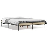  The Living Store Posteljni okvir sonoma hrast 135x190 cm inž. les in kovina - Posteljni Okvir, (21527740) | Shoptok.si