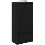  Ormar s ladicom crni hrast 55,5x34x119,5 cm konstruirano drvo | shoptok.hr