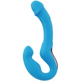 HoneyPlayBox Strap-on dildo brez pasu - Harmony Duo, z aplikacijo, moder | Shoptok.si