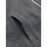 Ombre Men's pique knit bomber jacket - black | shoptok.hr