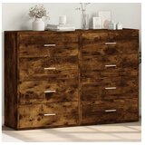 vidaXL Komoda 2 kom boja dimljenog hrasta 60x31x84cm konstruirano drvo | shoptok.hr