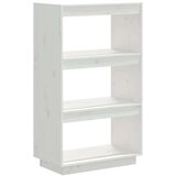Ormarić za knjige / pregrada bijeli 60x35x103 cm od borovine | shoptok.hr