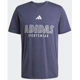 Adidas Funkcionalna majica 'House of Tiro' mornarska / off-bela | Shoptok.si
