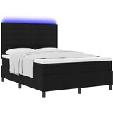 s opruga kutije s madracem Crna 140 x 200 cm tkanina | shoptok.hr