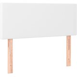 Krevet box spring s madracem LED bijeli 90x190 cm umjetna koža | Eponuda.com