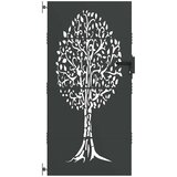  Vrtna vrata Crna 85 x 200 cm Čelik s praškastim premazom | shoptok.hr