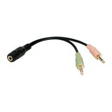 Logilink Audio adapter 3.5mm 4pin to 2x3.5mm F/M CA0020 | Eponuda.ba