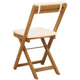  Vanjske bistro stolice 2 pcs Krem bijela 40 x 53 x 80 cm | shoptok.hr