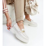 Karino Light beige leather shoes | shoptok.hr